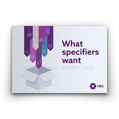NBS - What specifiers want 2023 | Cover